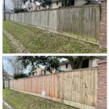 Fence cleaning