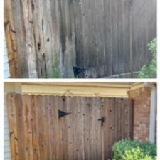 Fence cleaning