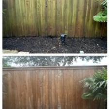 Fence cleaning