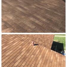 Soft wash roof cleaning