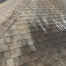 Soft wash roof cleaning