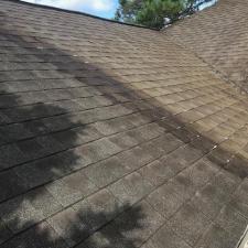 Soft wash roof cleaning